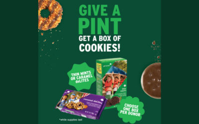CCBC Partners with Girl Scouts for “Give a Pint, Get a Box of Cookies” Campaign