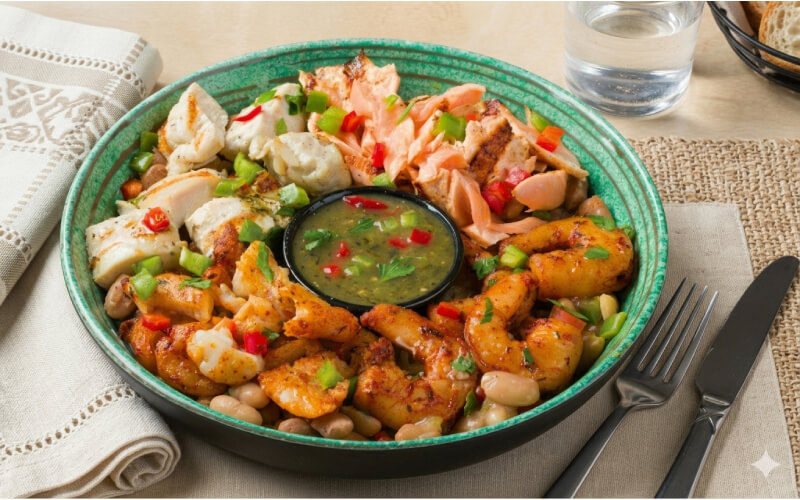 California Fish Grill Free Everything Protein Bowl