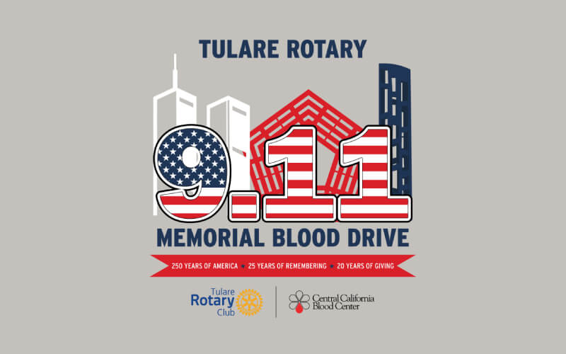 Tulare Rotary 9/11 Memorial Blood Drive