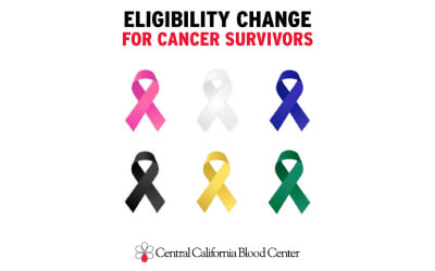 CCBC Expands Blood Donation Eligibility for Certain Cancer Survivors